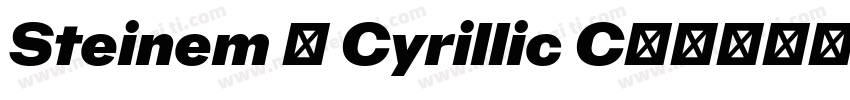 Steinem - Cyrillic C字体转换